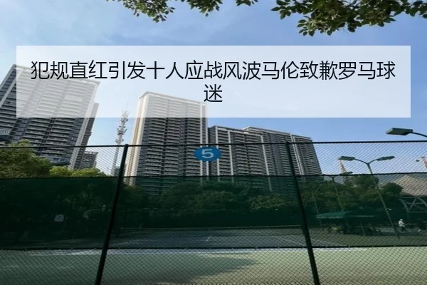 犯规直红引发十人应战风波马伦致歉罗马球迷 | LeyuSport